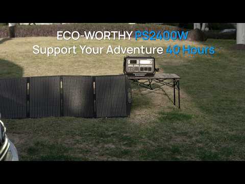 Eco Worthy 2400W Portable Power Station with 2048Wh Lithium Battery
