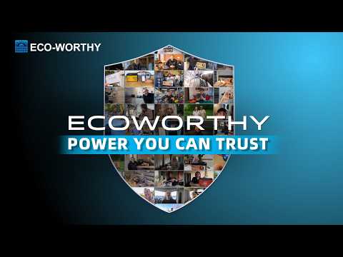 Eco-Worthy EnergyTrek 12V 314AH Lifepo4 Lithium Battery Bluetooth with SOC LEDs and Low Temp Protection