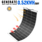 130W 260W 520W 12V 1/2/4-Panel Off Grid Solar Kits with 130W Flexible Mono Panel