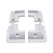 Eco-Worthy White Color Solar Panel Mounting Brackets for RV, Boats, Motorhomes
