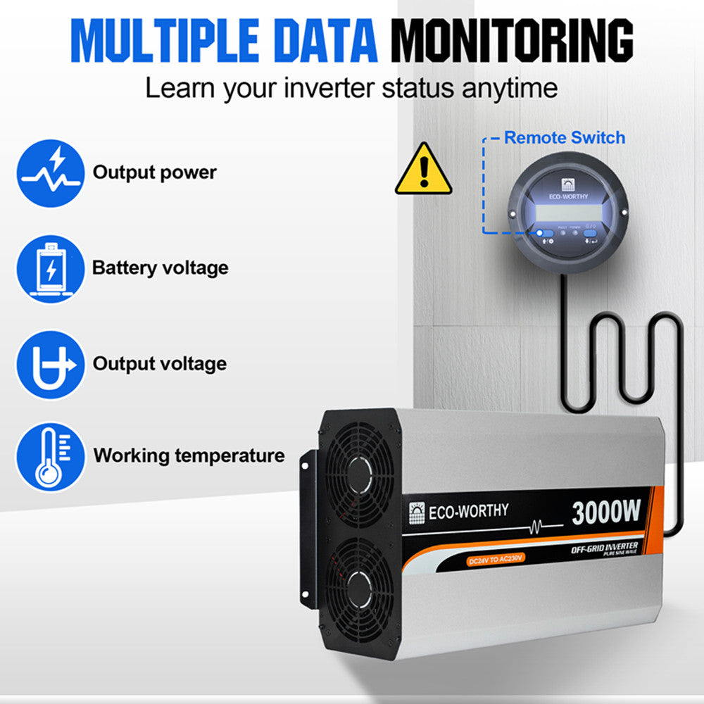 ecoworthy_24V_3000W_power_inverter_pure_sine_wave_5