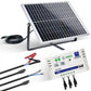25W 12V Monocrystalline Solar Panel Trickle Charger Kit 