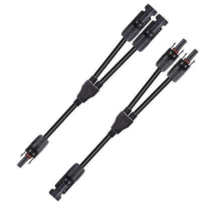 12AWG 1 Pair Solar MC4 Y Parallel Branch Connectors MFF&FMM Pair - eco - worthy - uk